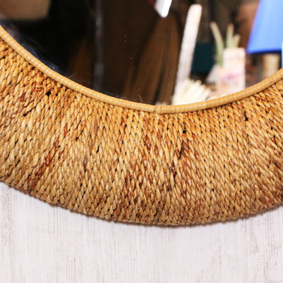 Muz Lifi El İşçiliği Duvar Aynası (85 cm)