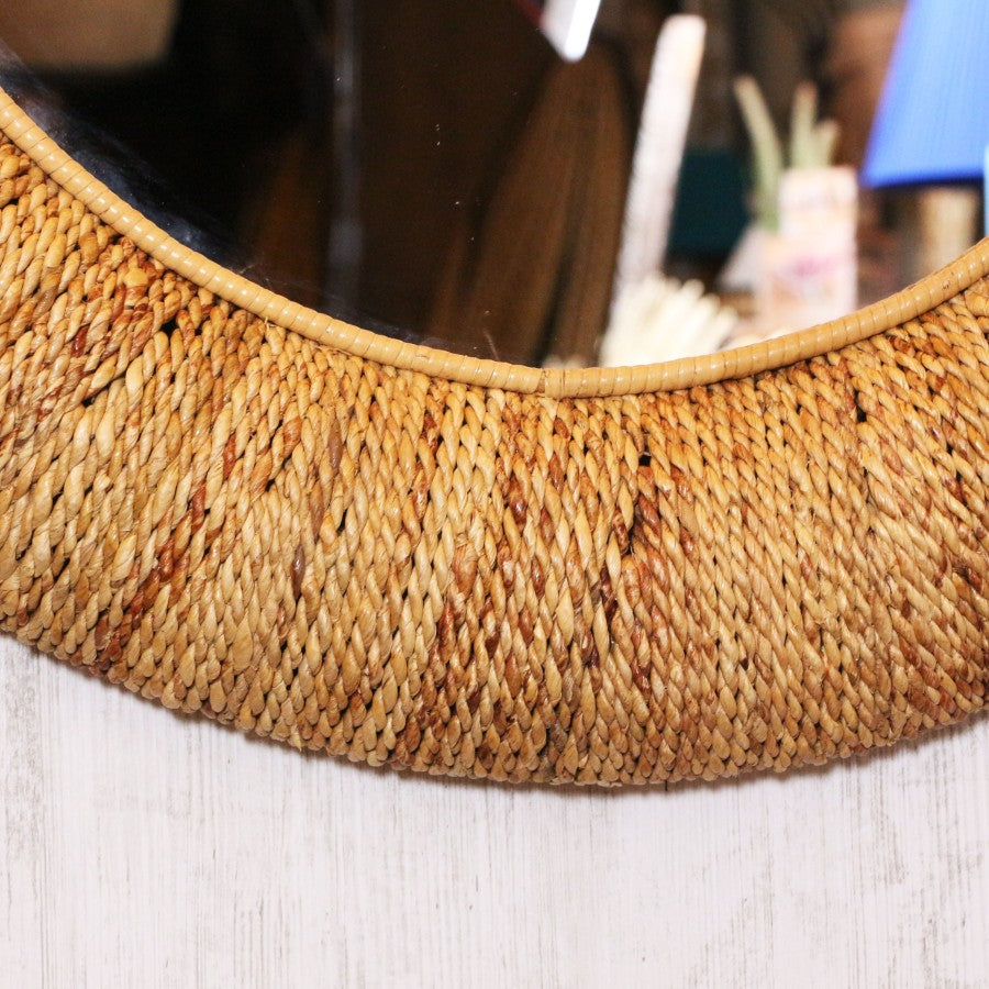 Muz Lifi El İşçiliği Duvar Aynası (85 cm)