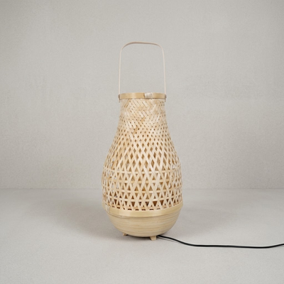 Doğal Bambu Masa Lambası