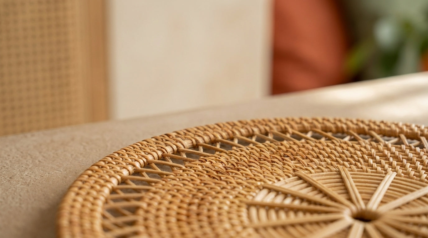 Rattan Supla &amp; Duvar Dekoru (35 cm)
